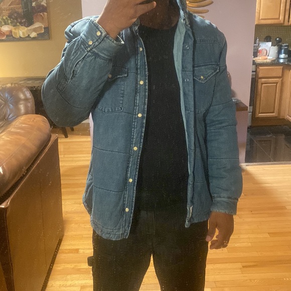 Lucky Brand Quilted Denim Jacket - Picture 5 of 5